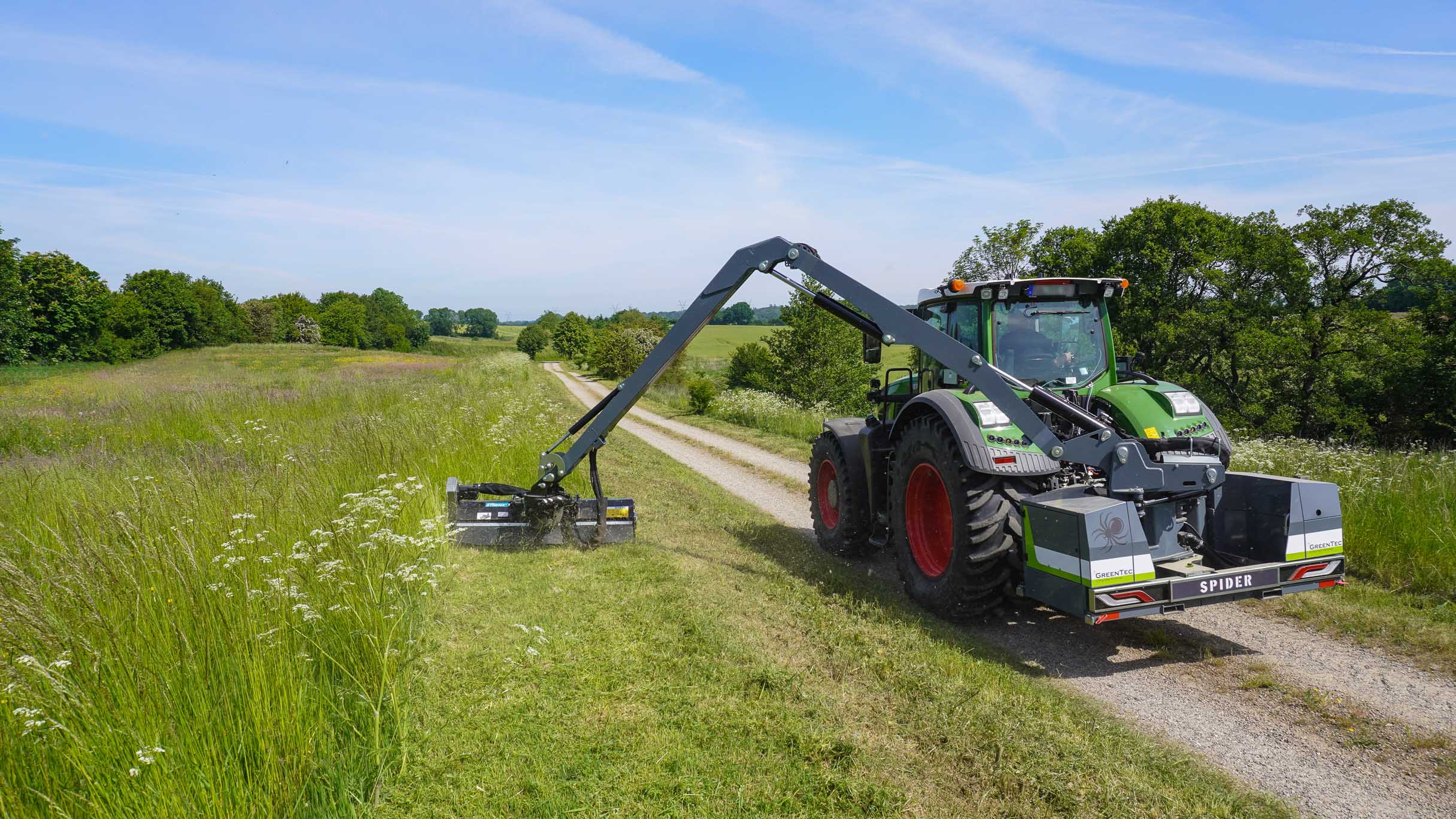 News - GREENTEC SPIDER beidseitiger Ausleger