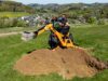 Anbaubagger Digger BA baggert Loch