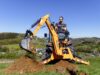 Nahaufnahme Digger BA beim baggern