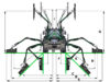 Maße Reichweiten Greentec Spider