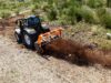 Forstmulcher TMC TFG an Valtra mulcht Freifläche