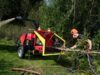 TP166 MOBILE Holzhäcksler bei der Arbeit