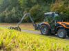 Ausleger GREENTEC Scorpion 490 an Kommunaltraktor